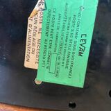 Vintage telephone leather wood brass