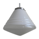Art deco pendant light with Philips globe