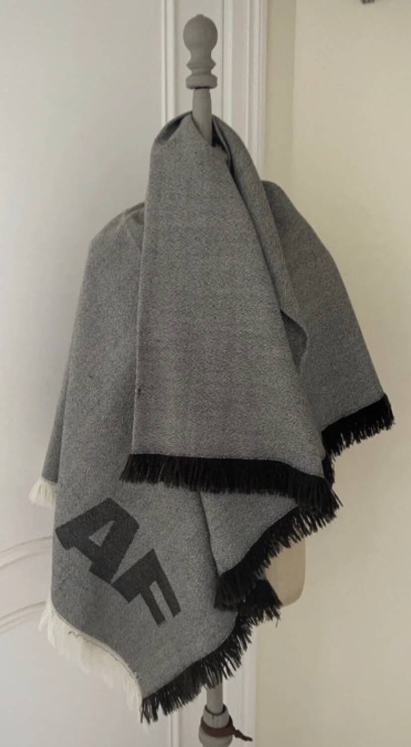 plaid Air France laine vierge