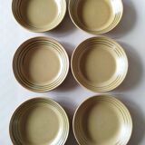 6 Sarreguemines “Chaumière” soup plates