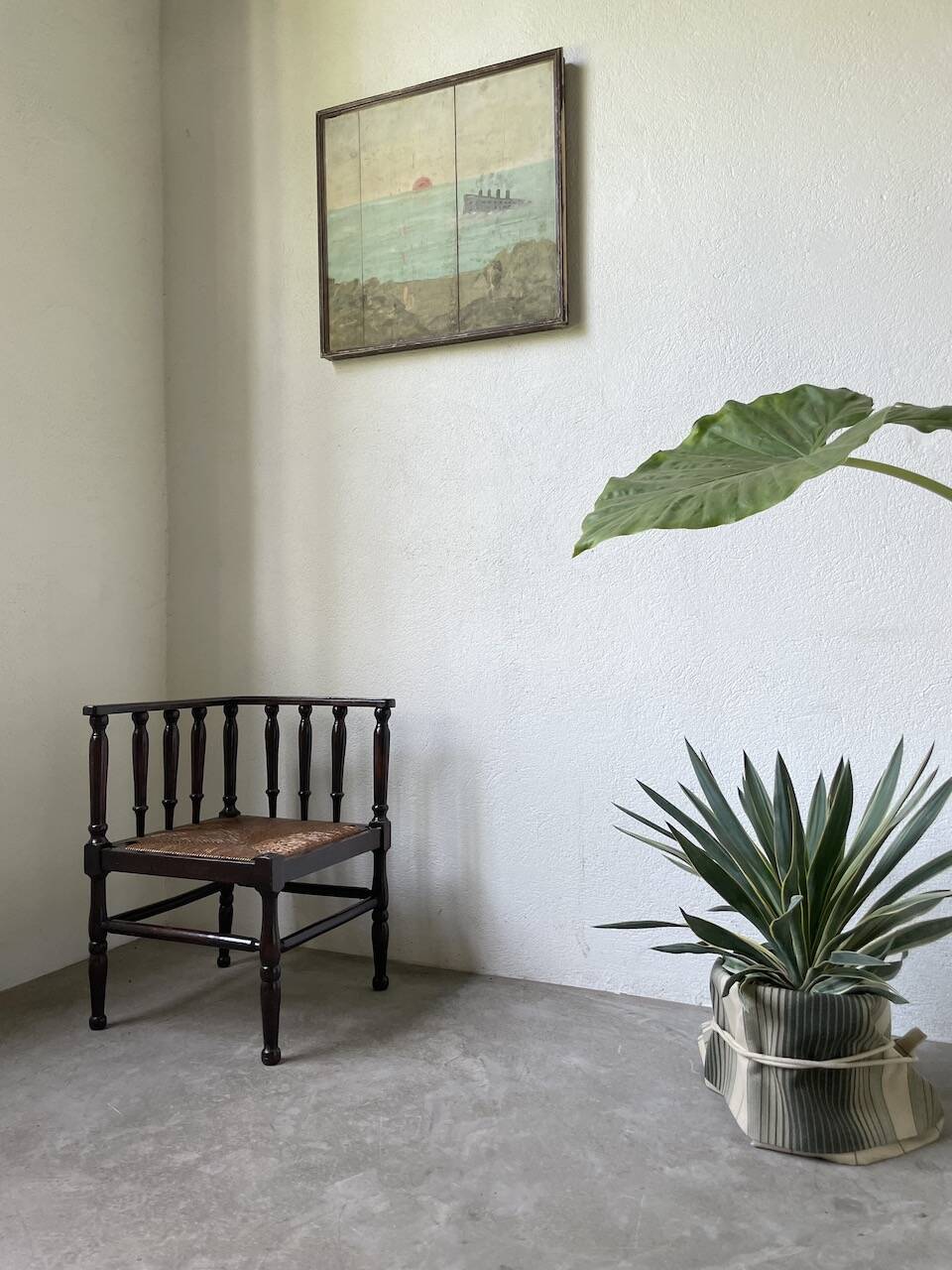 Painting on wood 1900