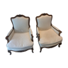 Pair of Richelieu armchairs
