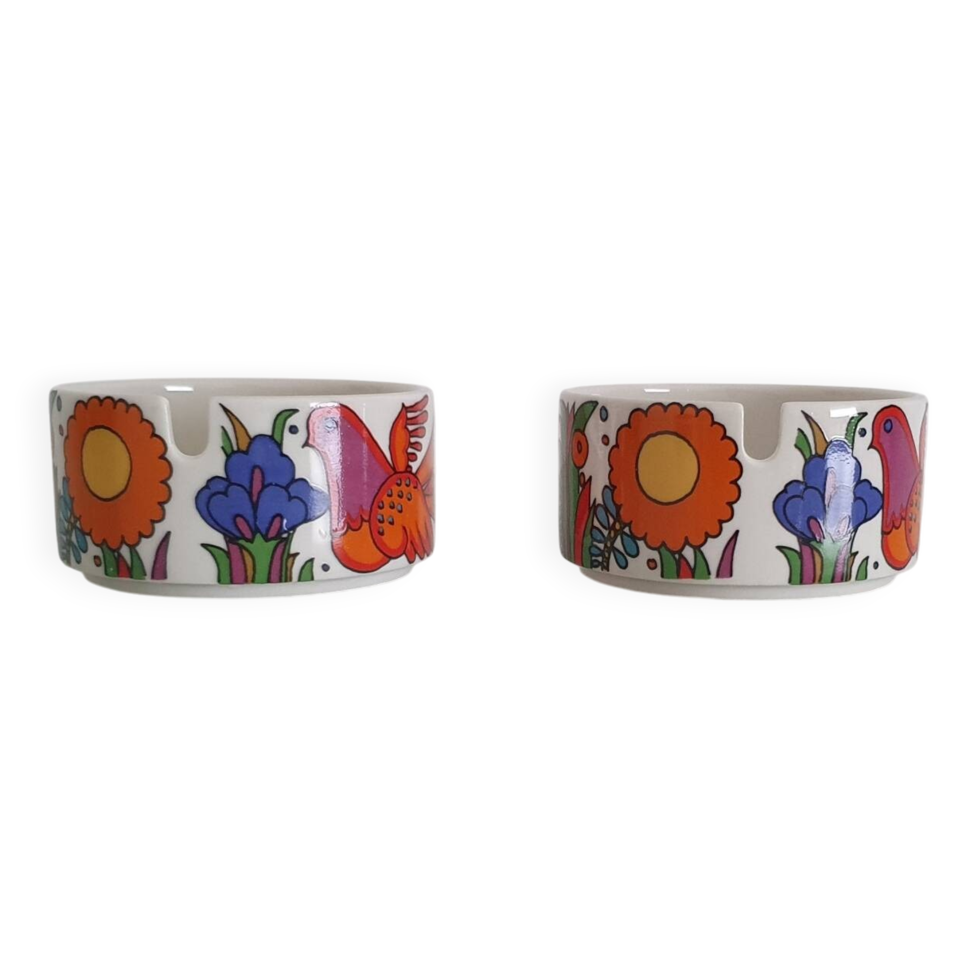 2 cendriers "Acapulco" Villeroy & Boch