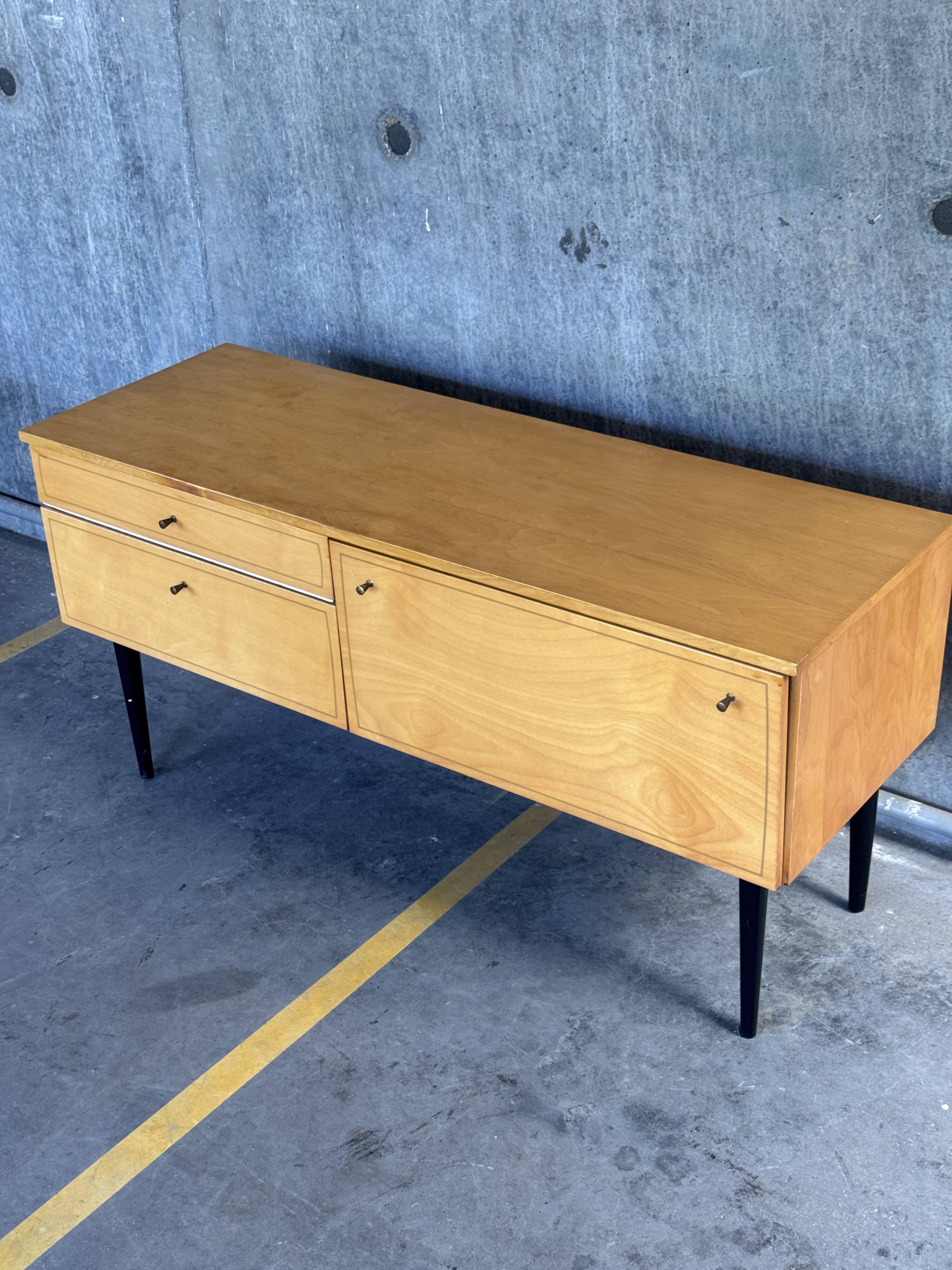 Vintage Pine Laminate Side Cabinet