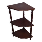 Etagère d’angle sur pieds