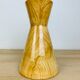 Vase Grandjean Jourdan form diabolo cat, ceramic wood effect