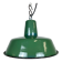 Industrial green enamel pendant lamp, 1960s