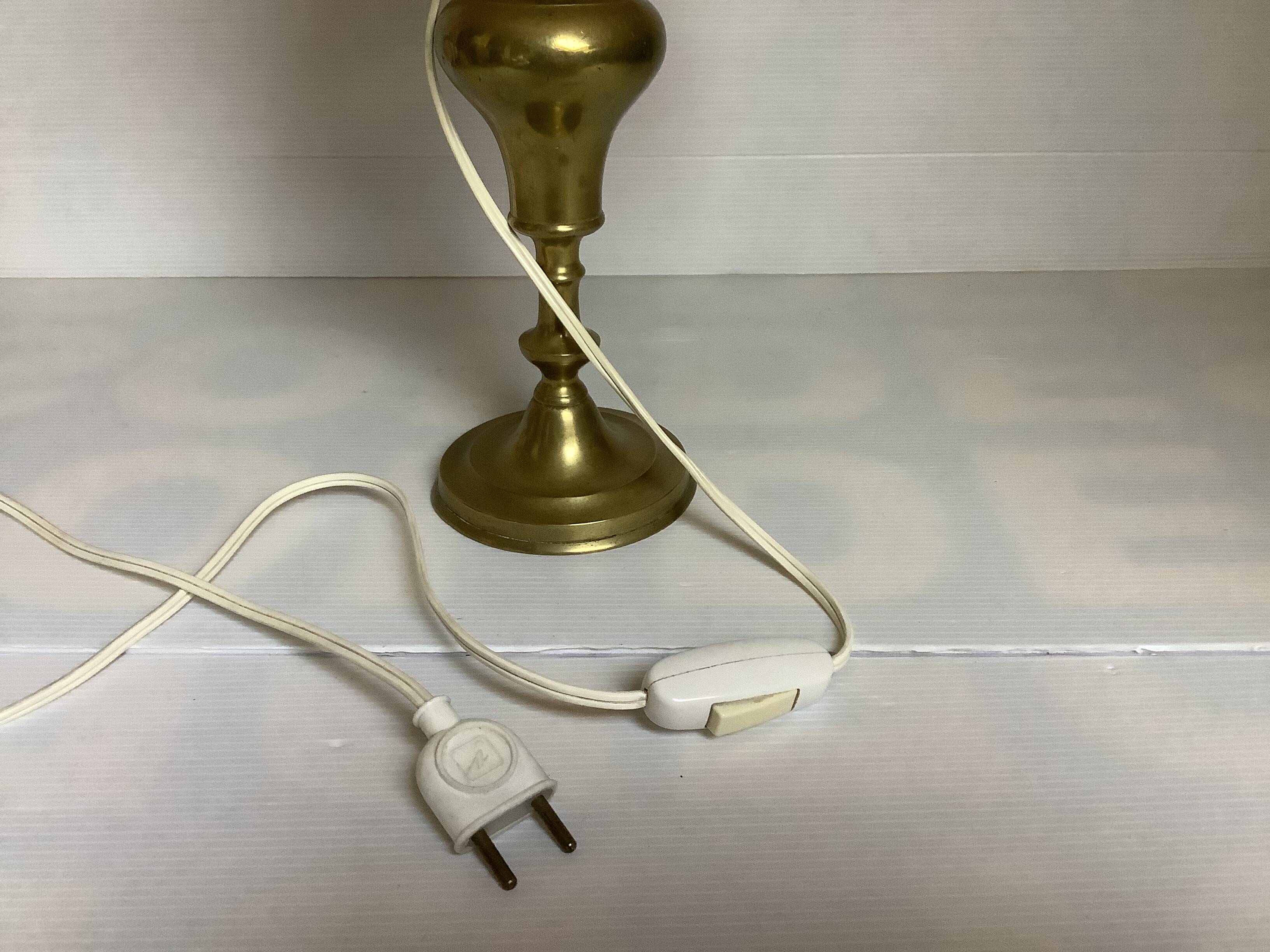 Old brass lamp