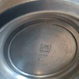 Tin pitcher with handle and spout