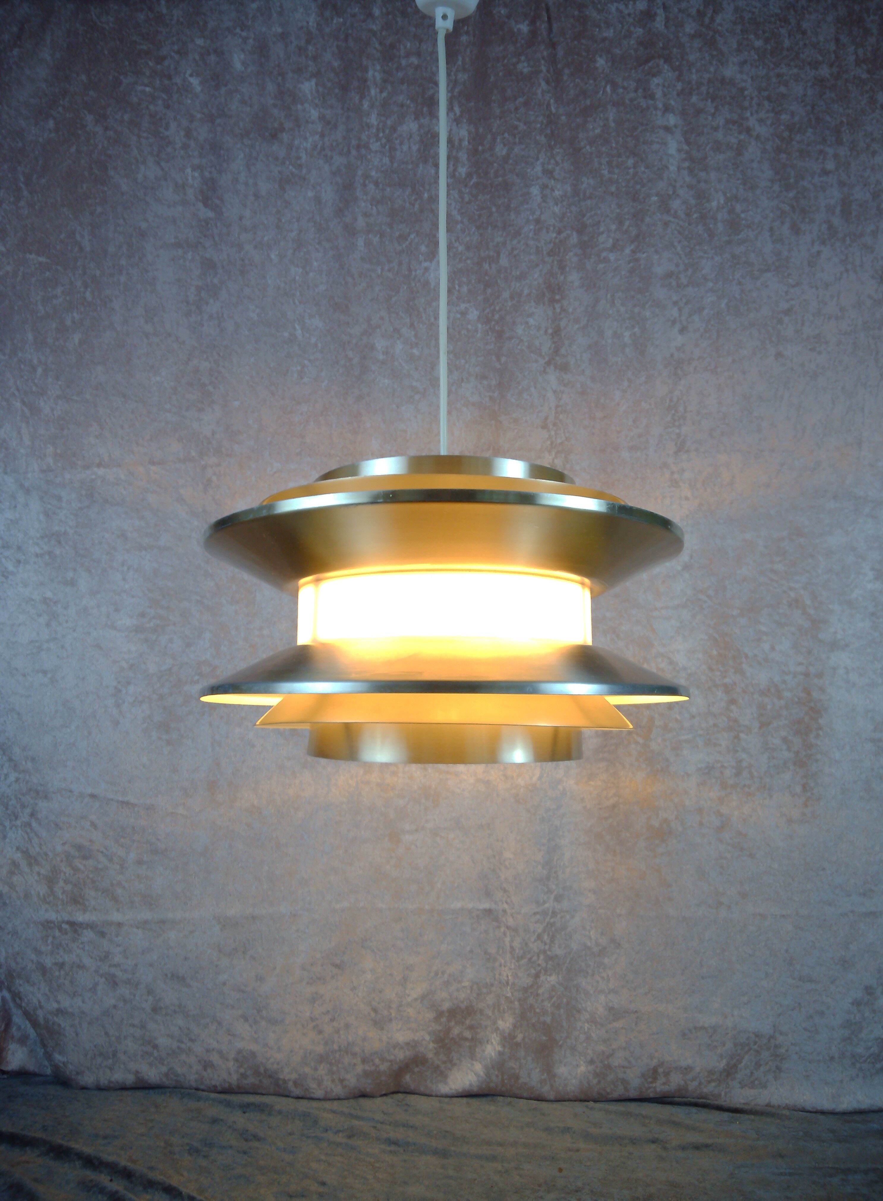 Vintage Trava pendant by Carl Thore for Granhaga Metallindustri. Sweden. 1960/70's