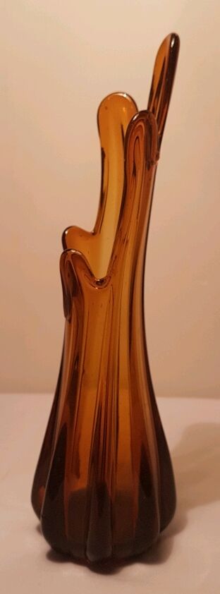 Vase en verre étiré