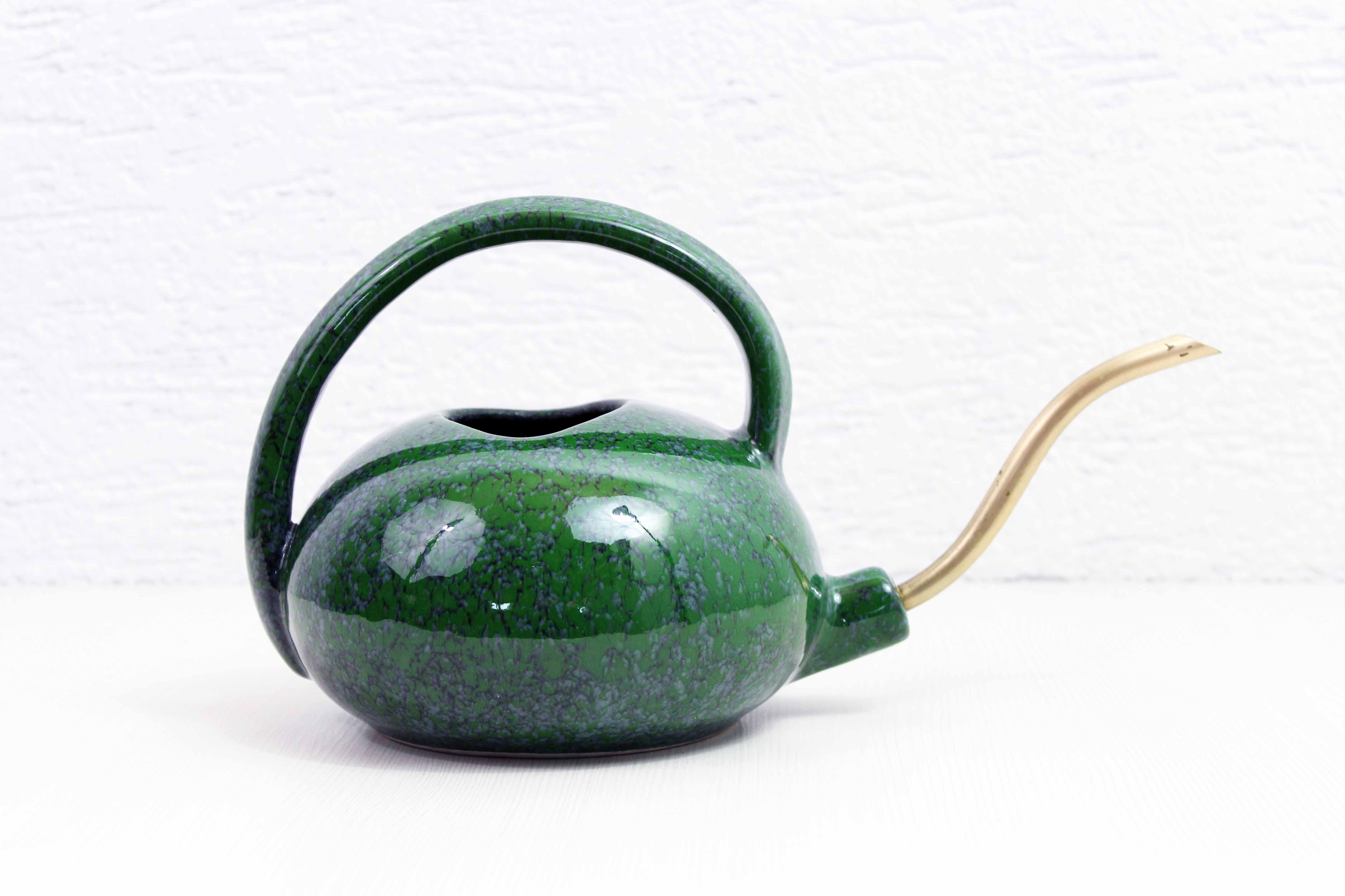 Vintage ceramic watering can