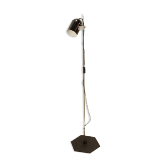 Vintage floor lamp with black spotlight