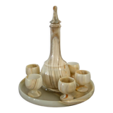 Vintage onyx liquor service