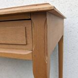 Beech desk / table 2 drawers