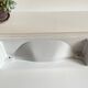Vintage ceramic wall shelf