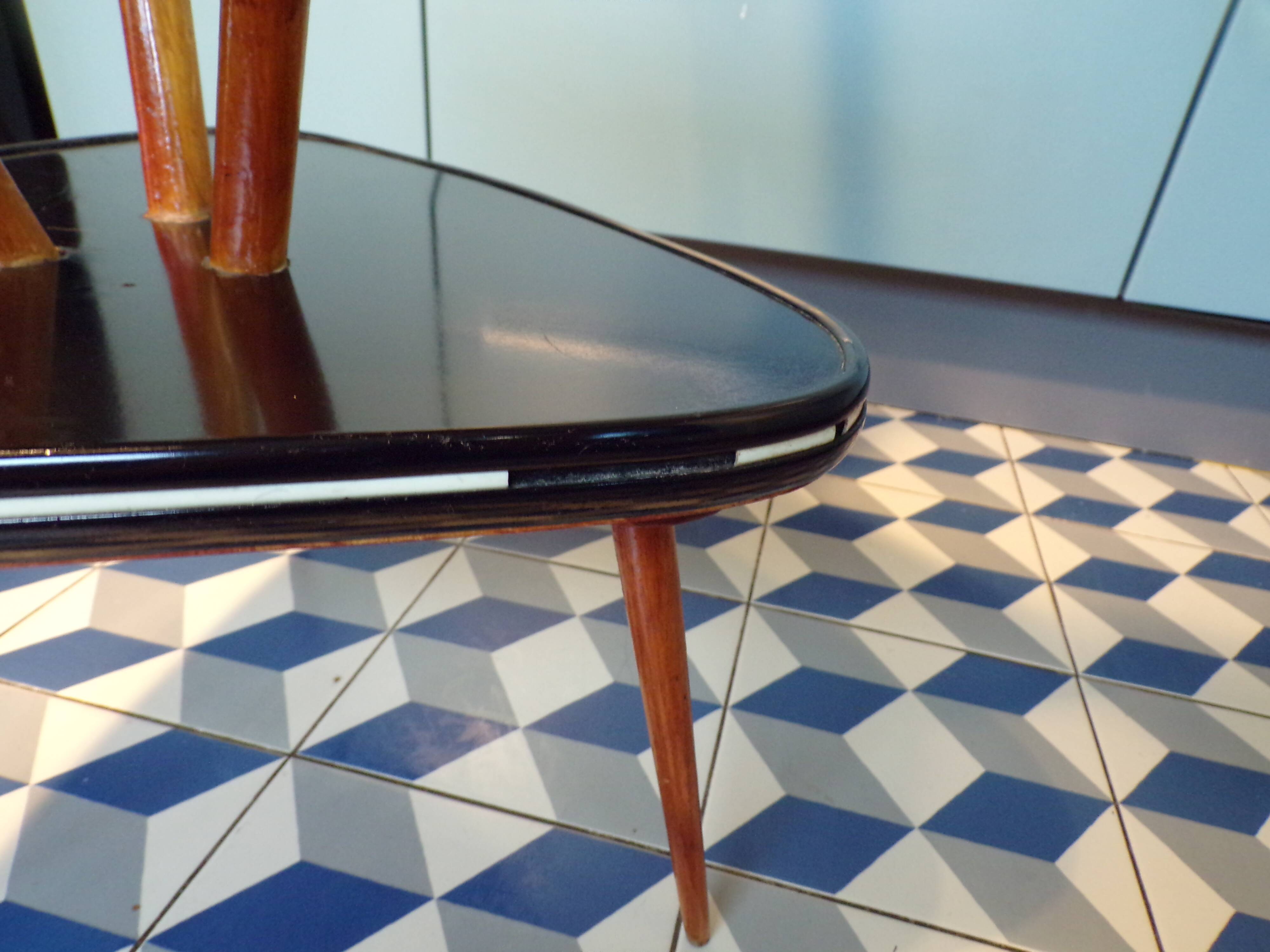 Porte plante vintage en formica