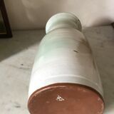 Vintage vase in enamelled ceramic