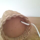 Wicker lamp foot