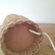 Wicker lamp foot