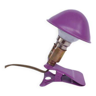 Lampe champignon à pince vintage