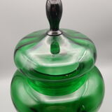 Old candy glass blown 35 cm high
