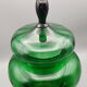 Old candy glass blown 35 cm high