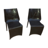 Deux chaises design italien Pedrali modèle smart