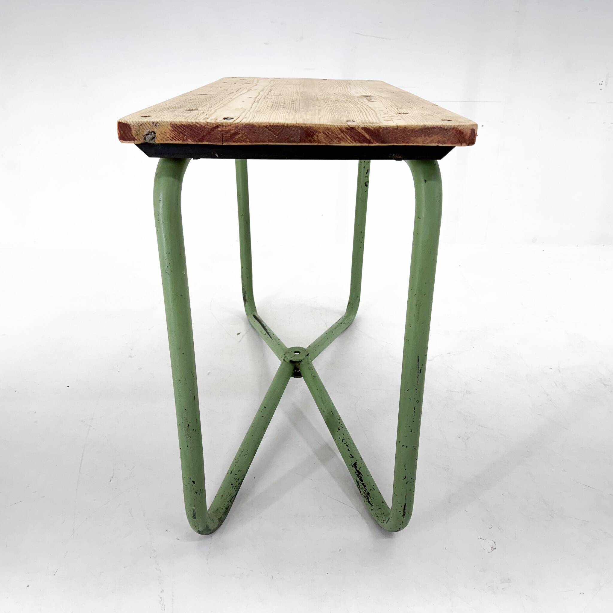 Vintage industrial console table or side table, czechoslovakia