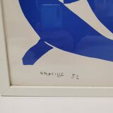 Poster/lithograph "Nu Bleu", Henri Matisse, 1993
