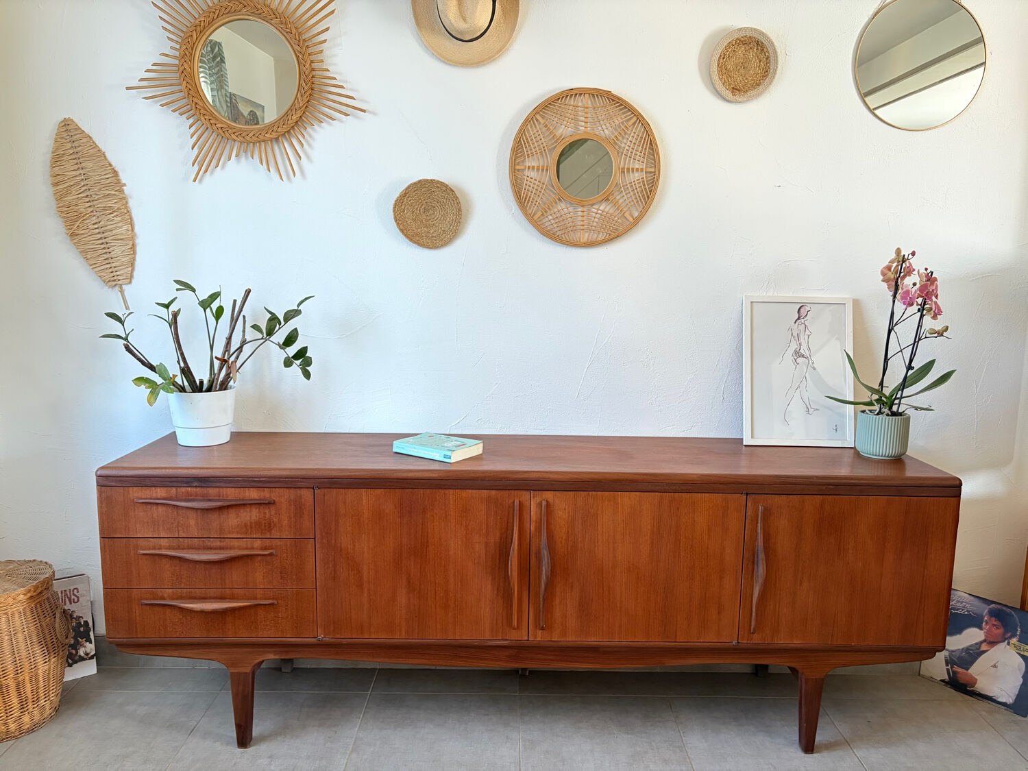 Vintage teak sideboard
