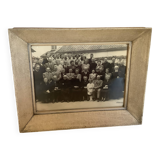 Old framed photograph