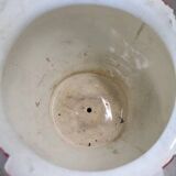 Art Nouveau ceramic vase with column, Italy early 20th century