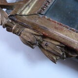 Miroir à fronton XVIIIeme siècle époque Louis XVI
