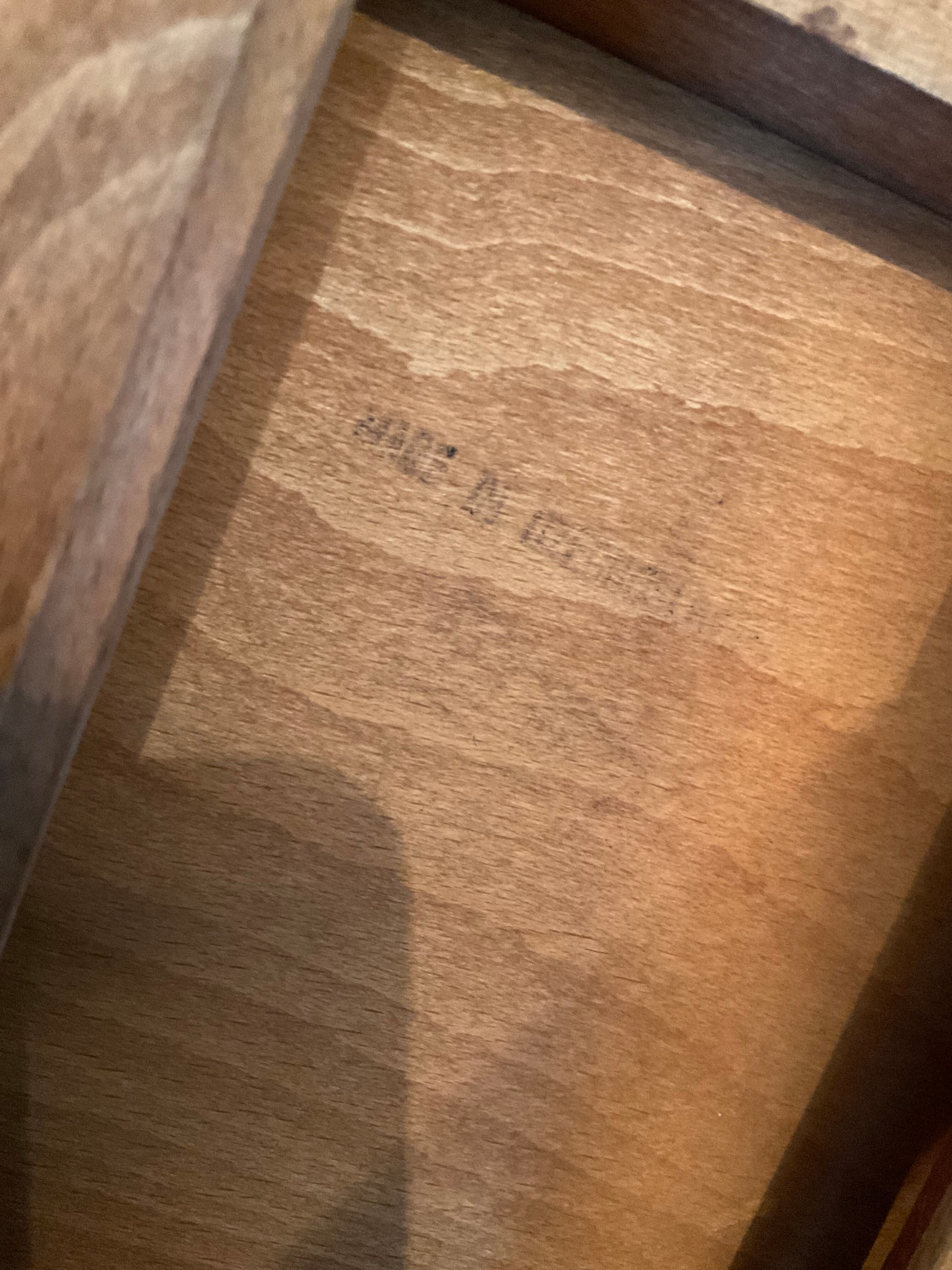 Scandinavian set by Poul Hundevad table and 4 folding teak stools