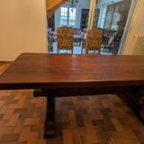 Large monastery table in solid oak