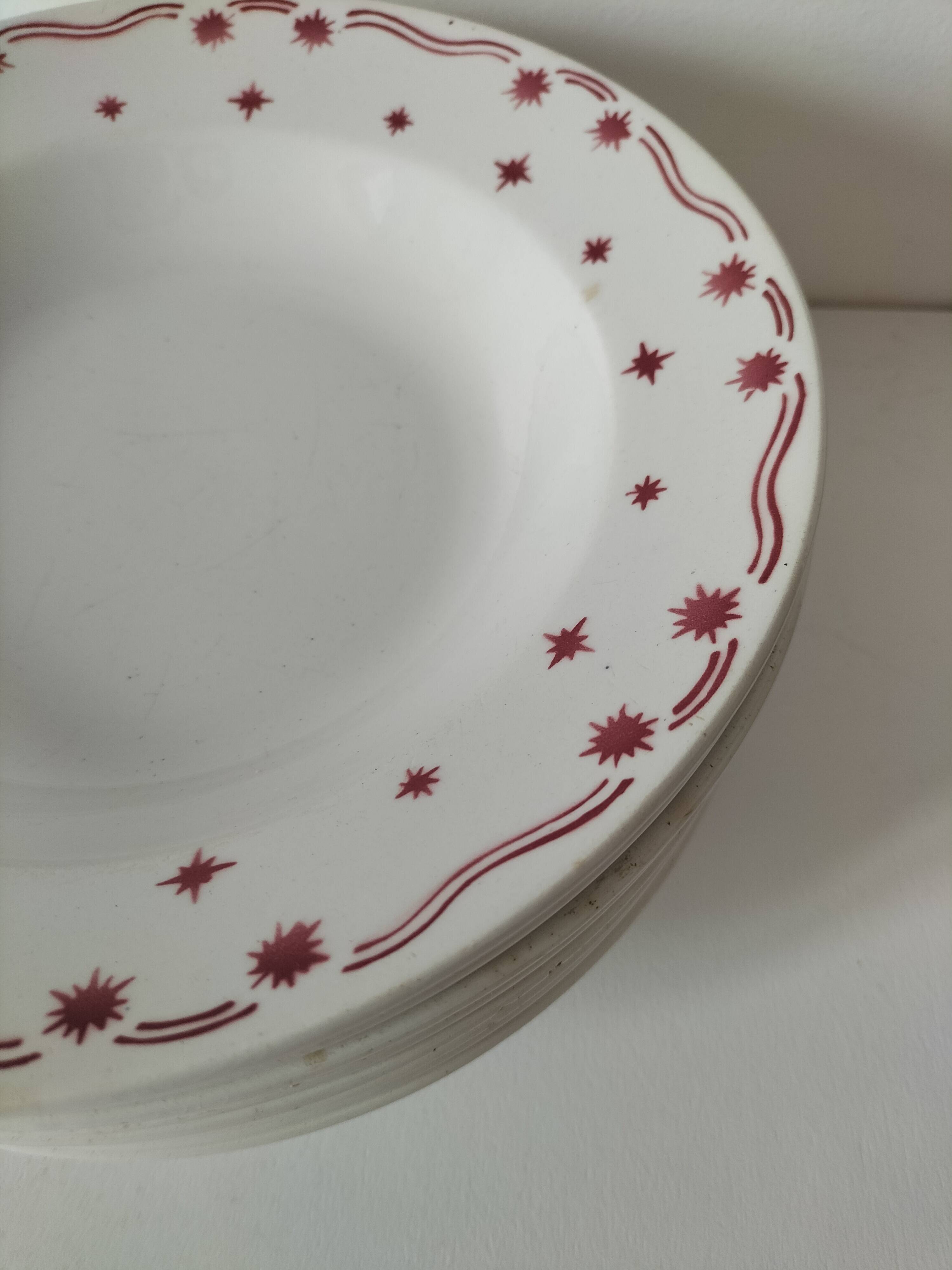 Céranrd Saint Amand plates star model