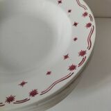 Assiettes Céranrd Saint Amand modèle star