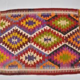 Small Oushak Multicolour Kilim Rug sk 1677