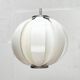 Mid-century space age lamellaire moon pendant lamp from the 1960s.