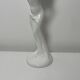 Barbotine ceramic woman lamp Vintage Art Deco
