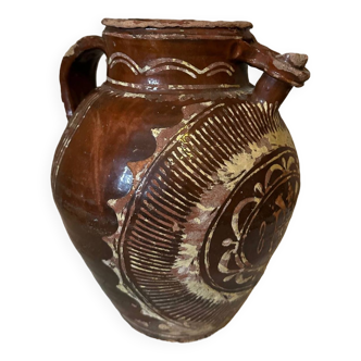 19th century oil jug