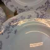 6 Cauldon Clarence Earthenware Dinner Plates