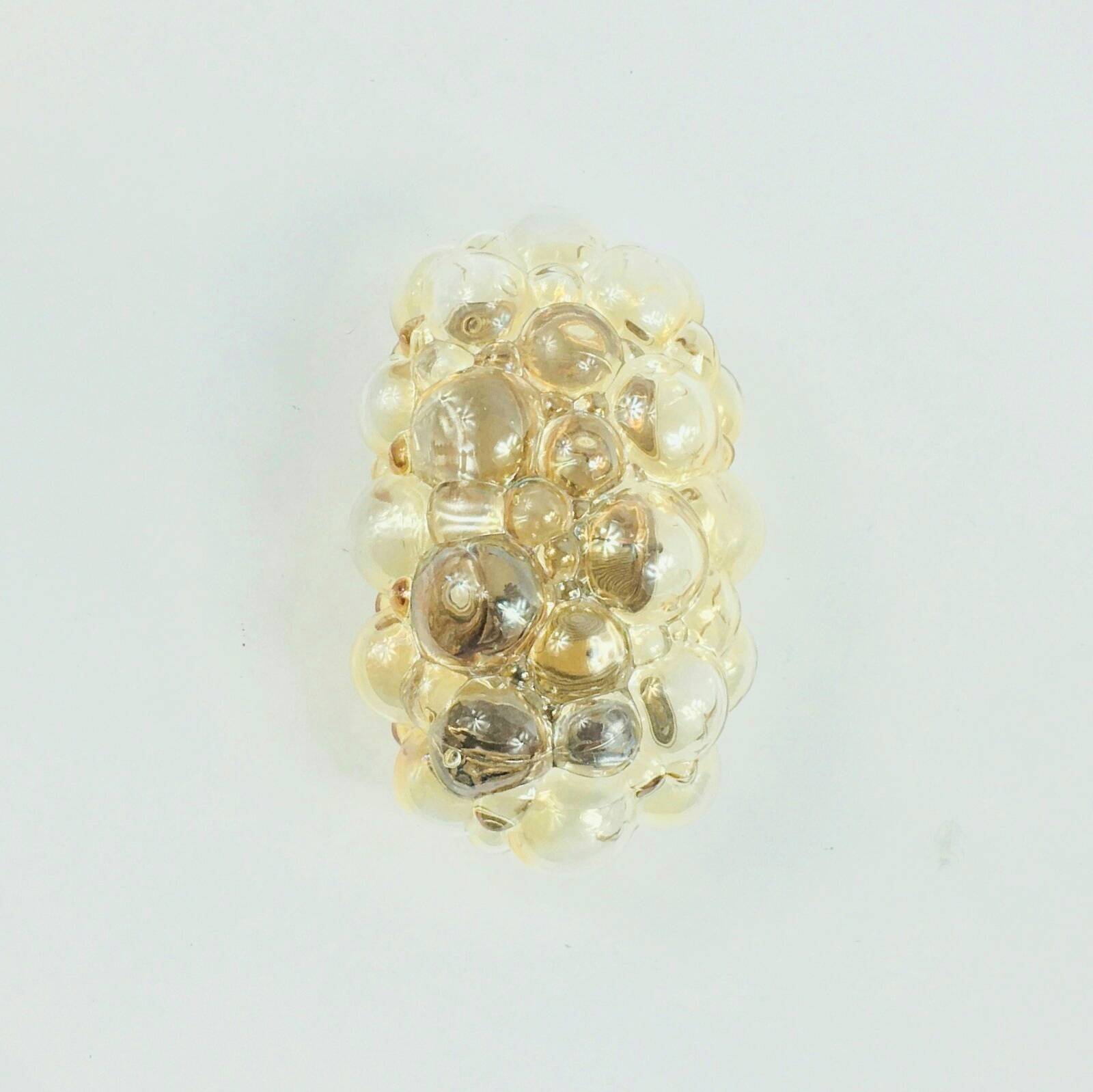 Mid Century Bubble Glass Wall Light - Helena Tynell For Limburg, 1960s