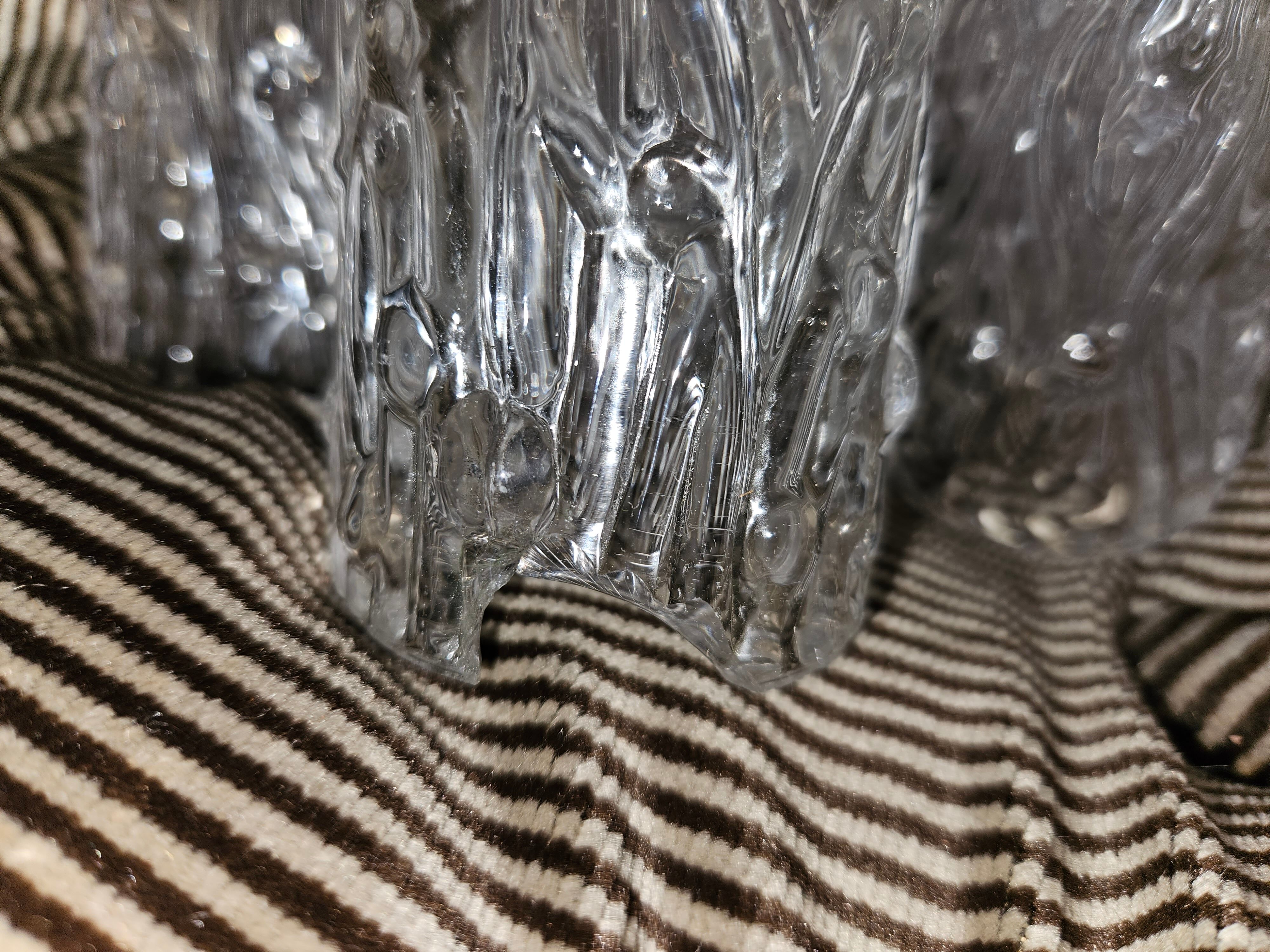 Murano glass chandelier with 14 tubular pendants