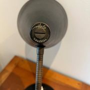 Lampe de bureau noire réglable mid-century (1950-1960) Helo Leuchten