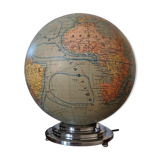 Art deco globe with light