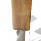 Rare limestone lamp Maison Brusson circa 1990