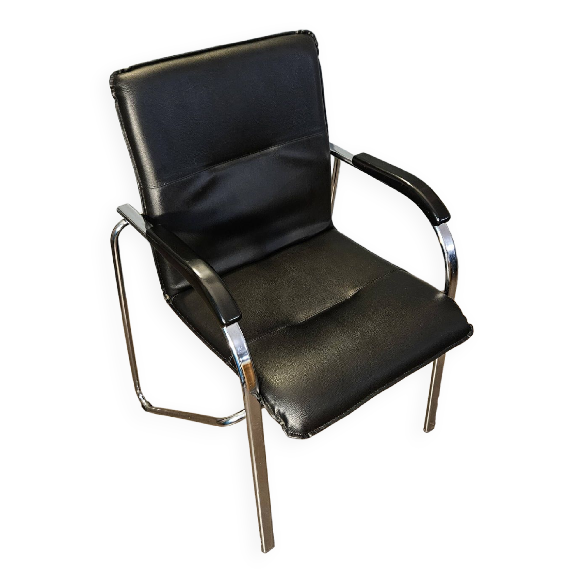 80s office chair with armrests