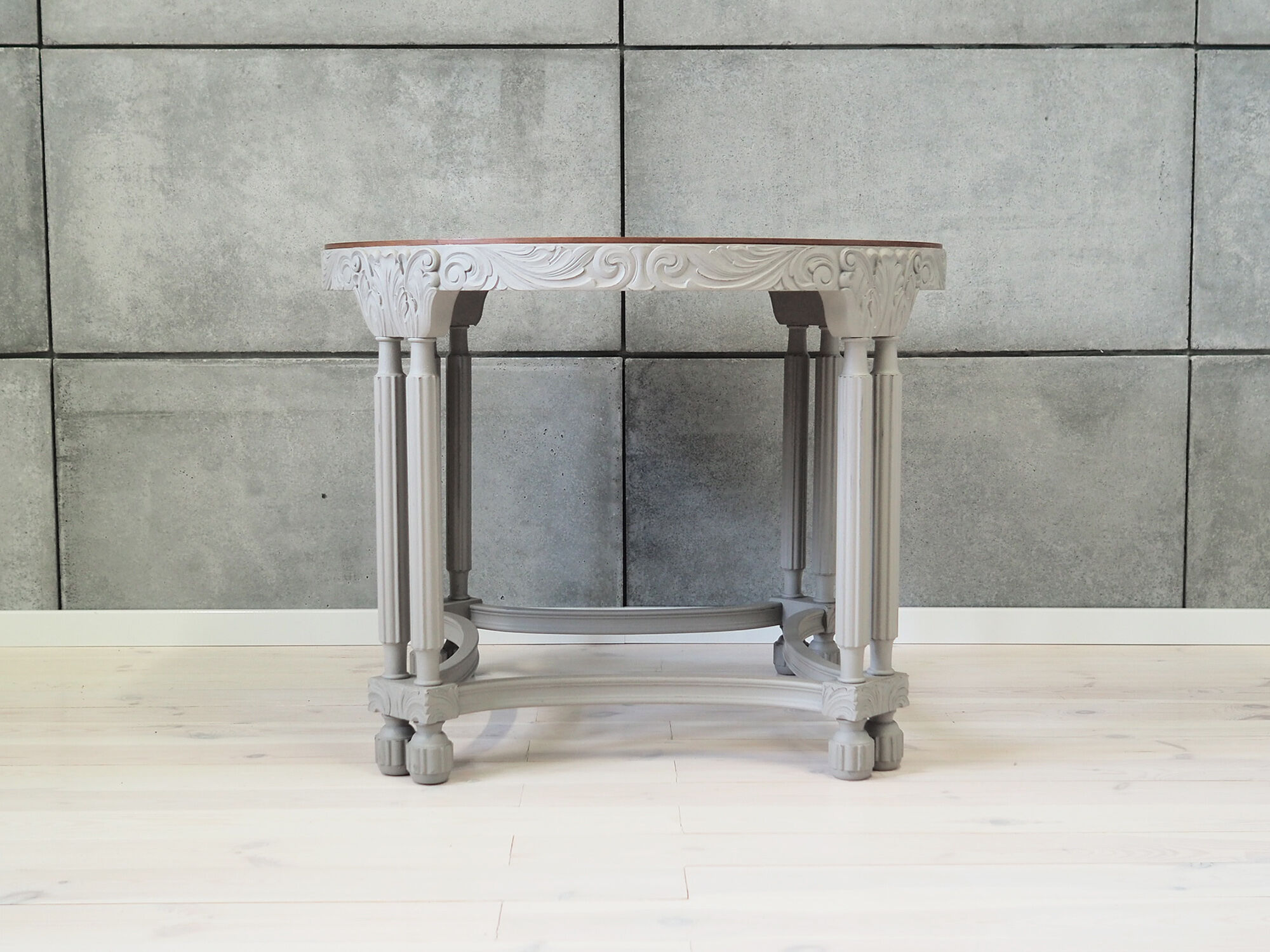 Table basse en chêne, design danois, années 40